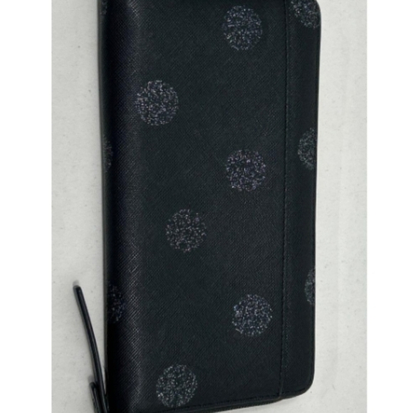 🐾Kate Spade Black Wallet with Glitter Dots🎉 - Picture 3 of 8